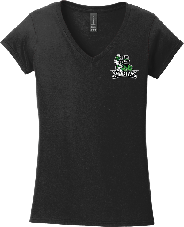 Atlanta Madhatters Softstyle Ladies Fit V-Neck T-Shirt