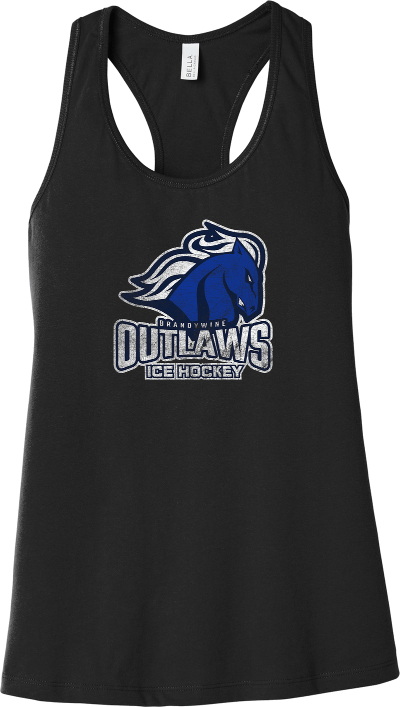 Brandywine Outlaws Womens Jersey Racerback Tank