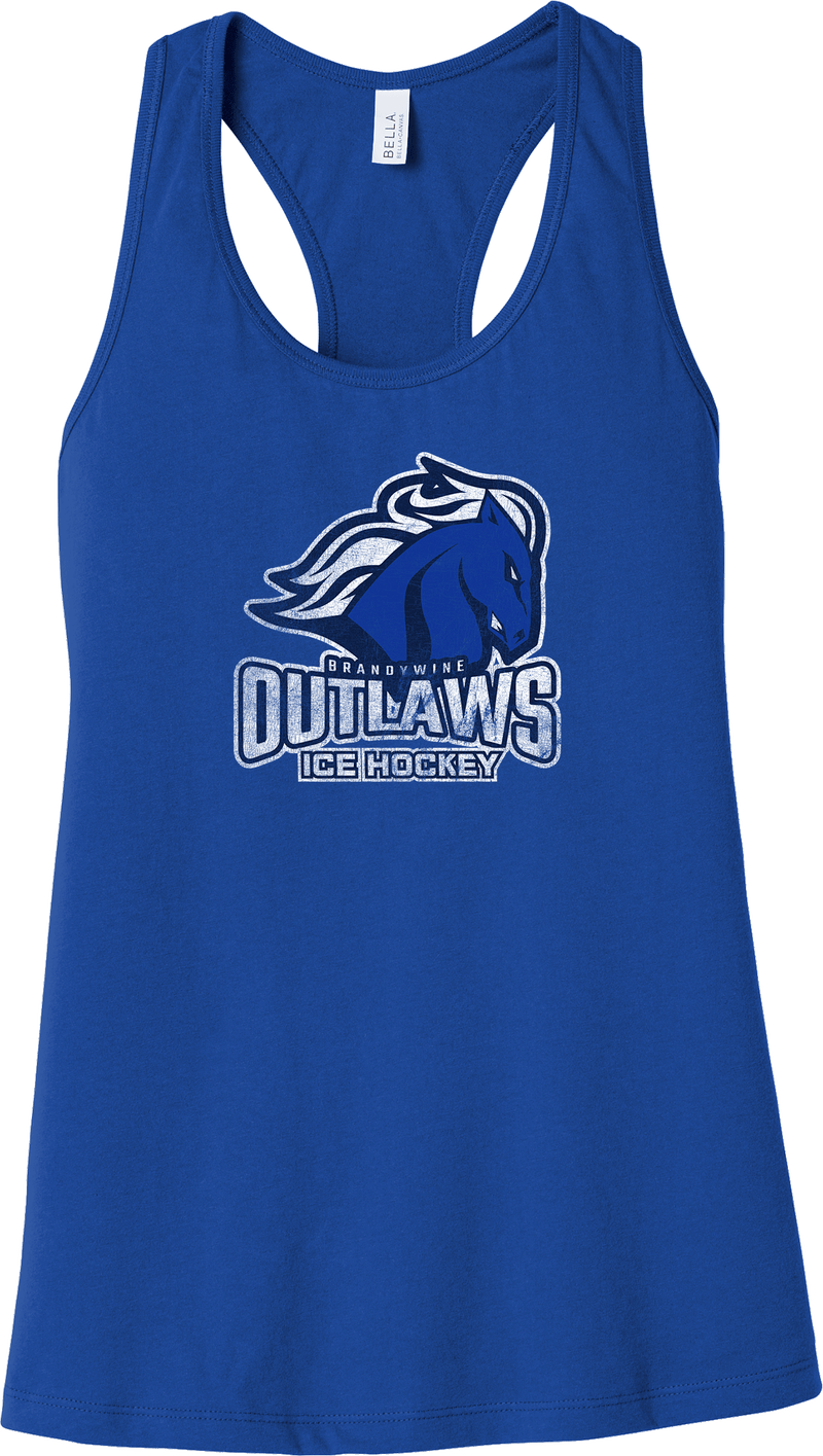 Brandywine Outlaws Womens Jersey Racerback Tank