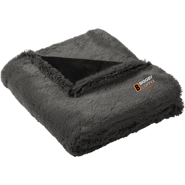 Biggby Coffee Hockey Club Faux Fur Blanket