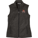 Princeton Tiger Lilies Ladies Sweater Fleece Vest