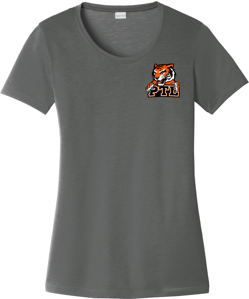 Princeton Tiger Lilies Ladies PosiCharge Competitor Cotton Touch Scoop Neck Tee