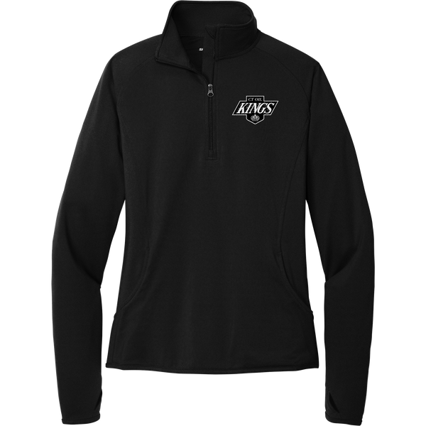 CT Oil Kings Ladies Sport-Wick Stretch 1/4-Zip Pullover