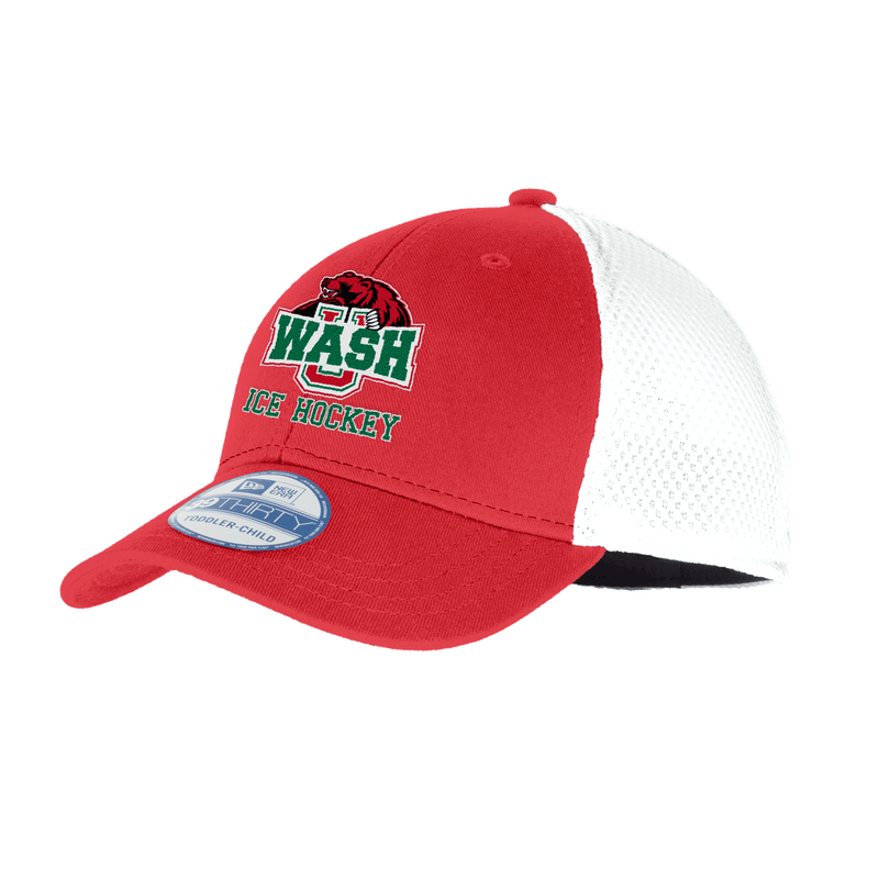 Wash U New Era Youth Stretch Mesh Cap