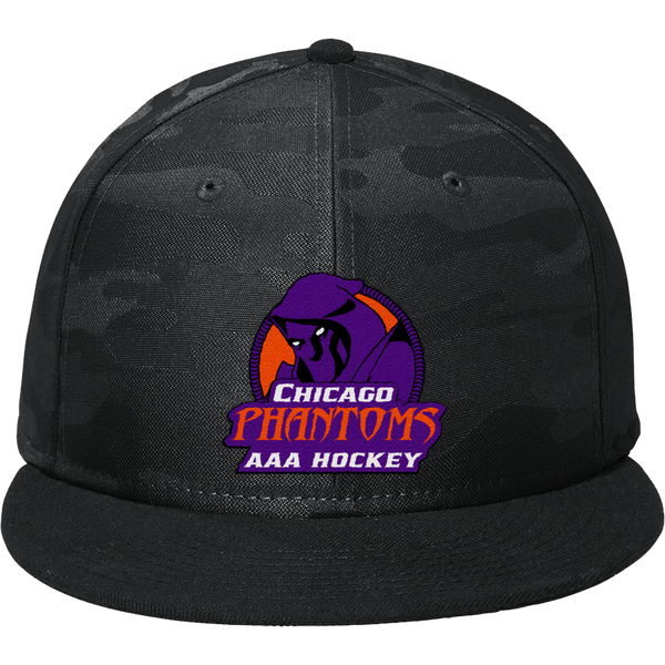 Chicago Phantoms New Era Camo Flat Bill Snapback Cap