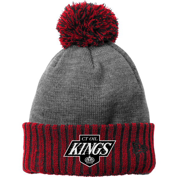 CT Oil Kings New Era Colorblock Cuffed Beanie