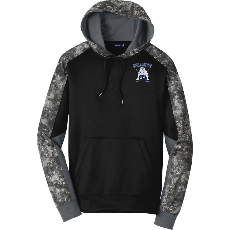 Chicago Bulldogs Sport-Wick Mineral Freeze Fleece Colorblock Hooded Pullover