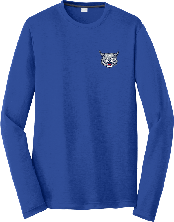 CT Bobcats Long Sleeve PosiCharge Competitor Cotton Touch Tee