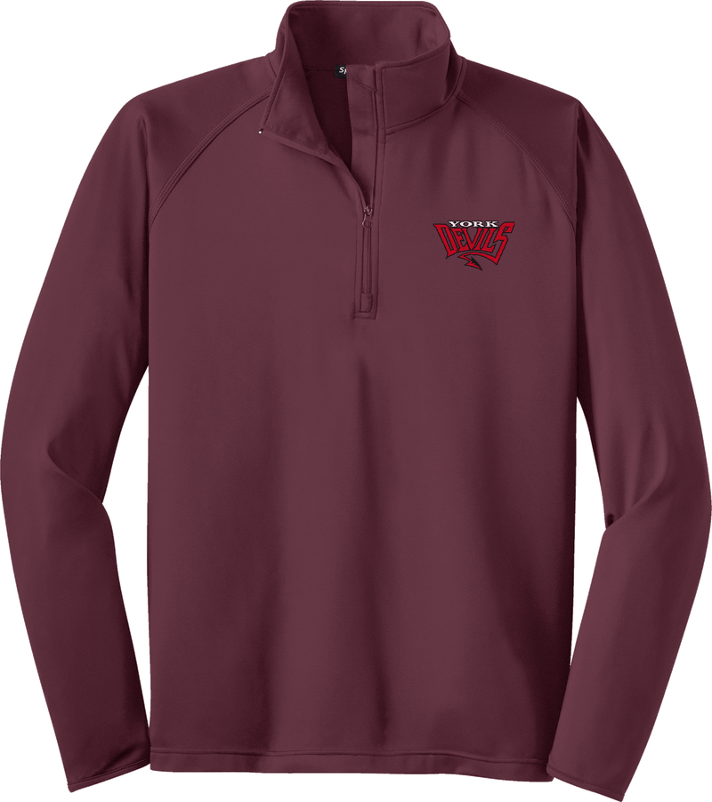 York Devils Sport-Wick Stretch 1/4-Zip Pullover