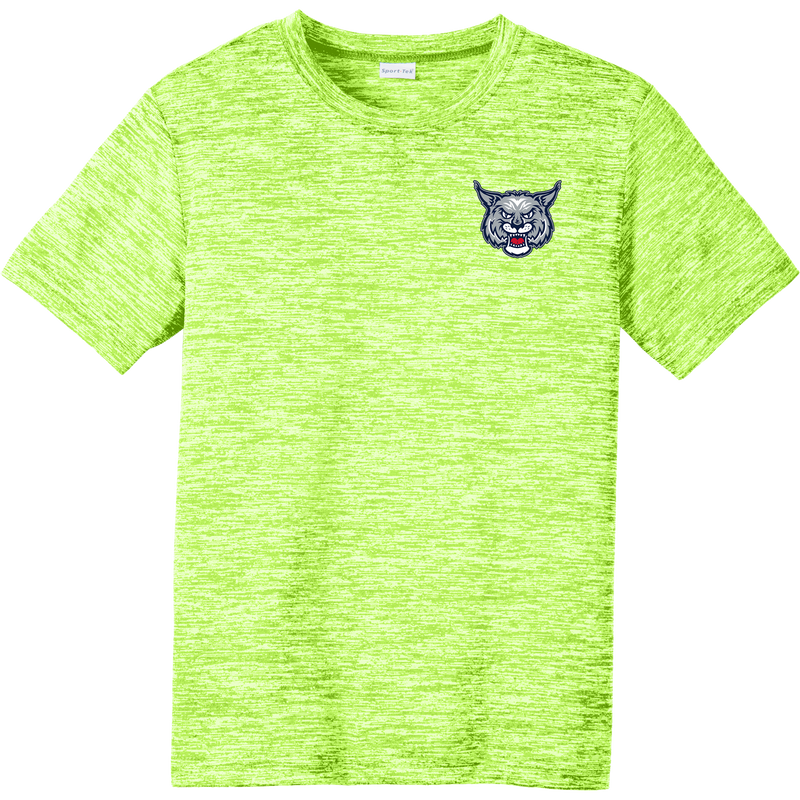 CT Bobcats Youth PosiCharge Electric Heather Tee